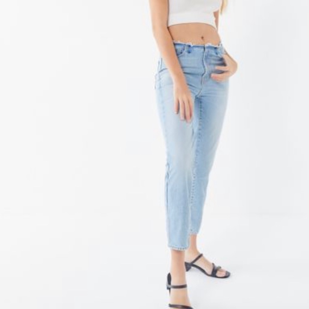 BDG High-Rise Slim Straight Jean Light Wash, Sz 29